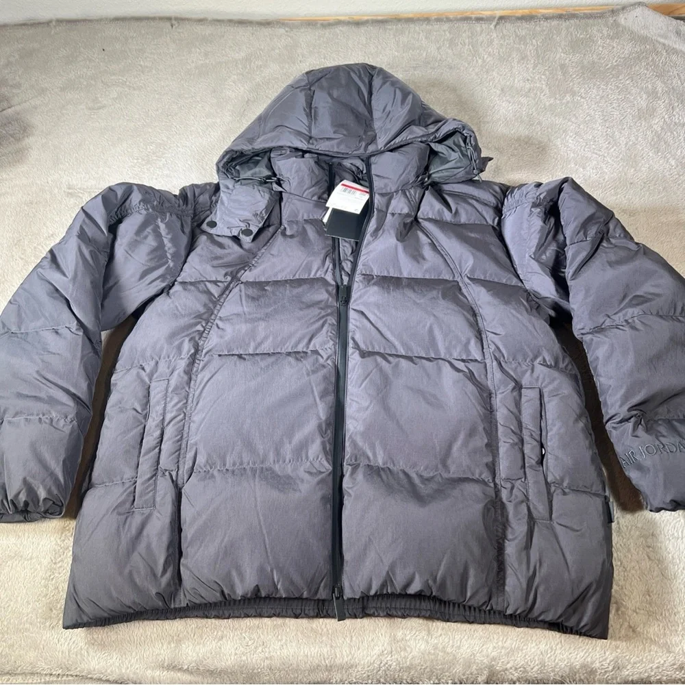 Nike‎ Air Jordan Down Jacket Therma Fit Anthracite FV7219-060 Men’s Size Large